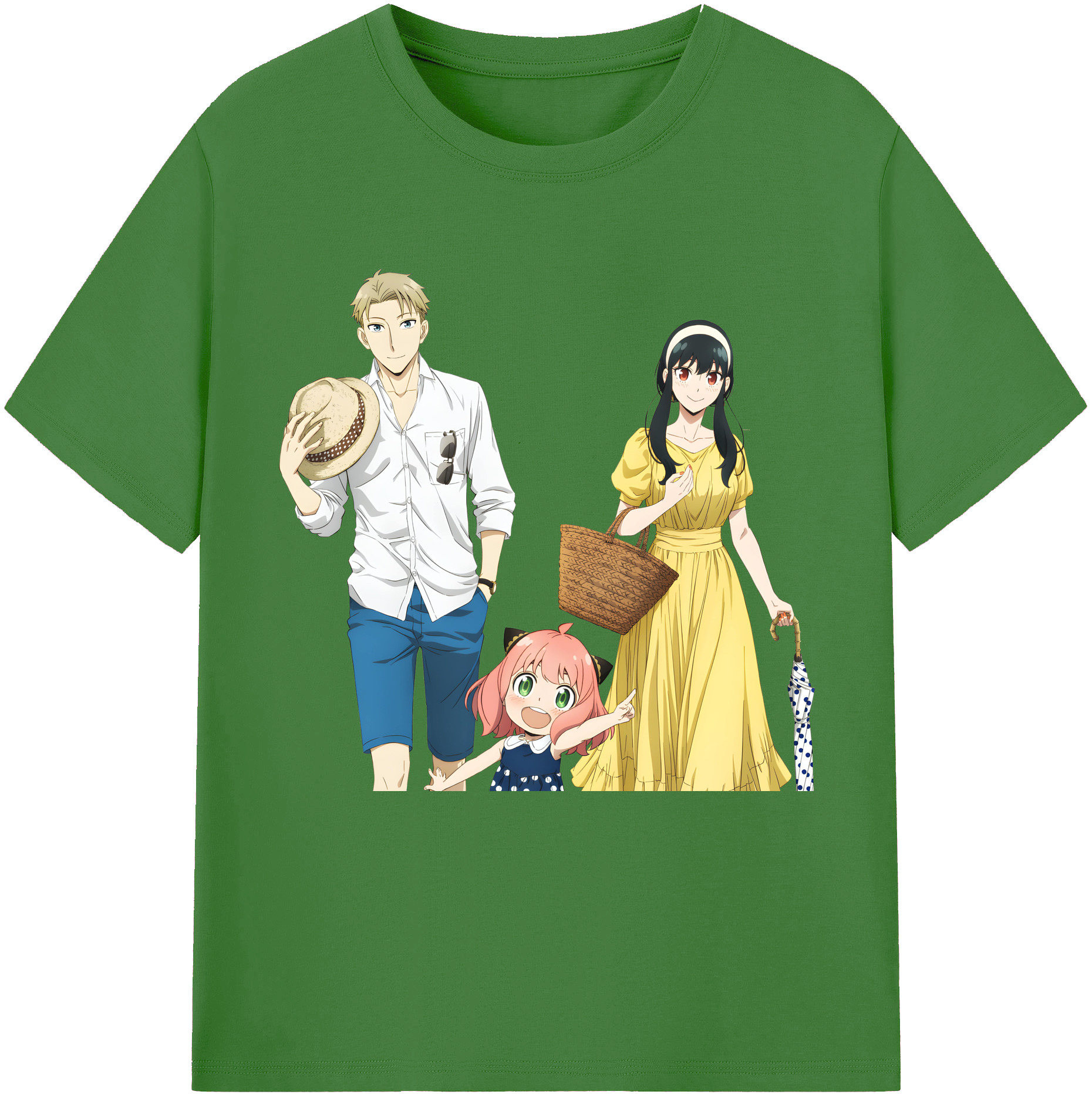 （画像用） SPY×FAMILY间谍家家酒 レディースカジュアルプリントTシャツ（綿100％）